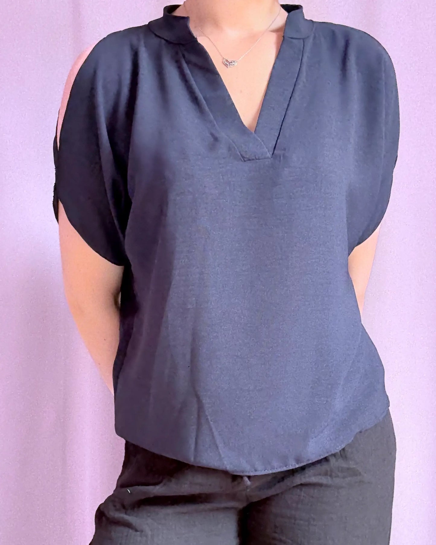 Top épaule dénudée Marine La Boutique Du Dressing